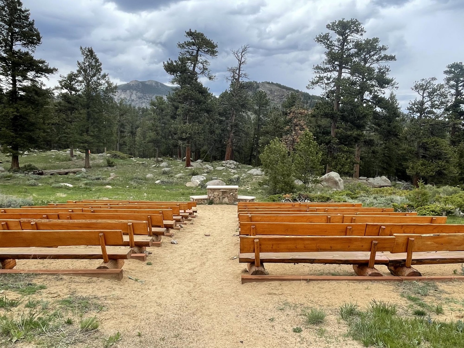 An outdoor cathedral at the Y.