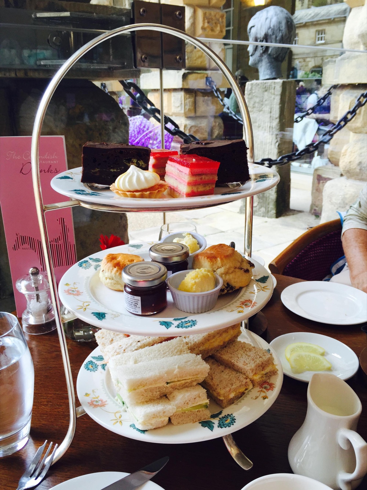 High tea at Chatsworth House in England