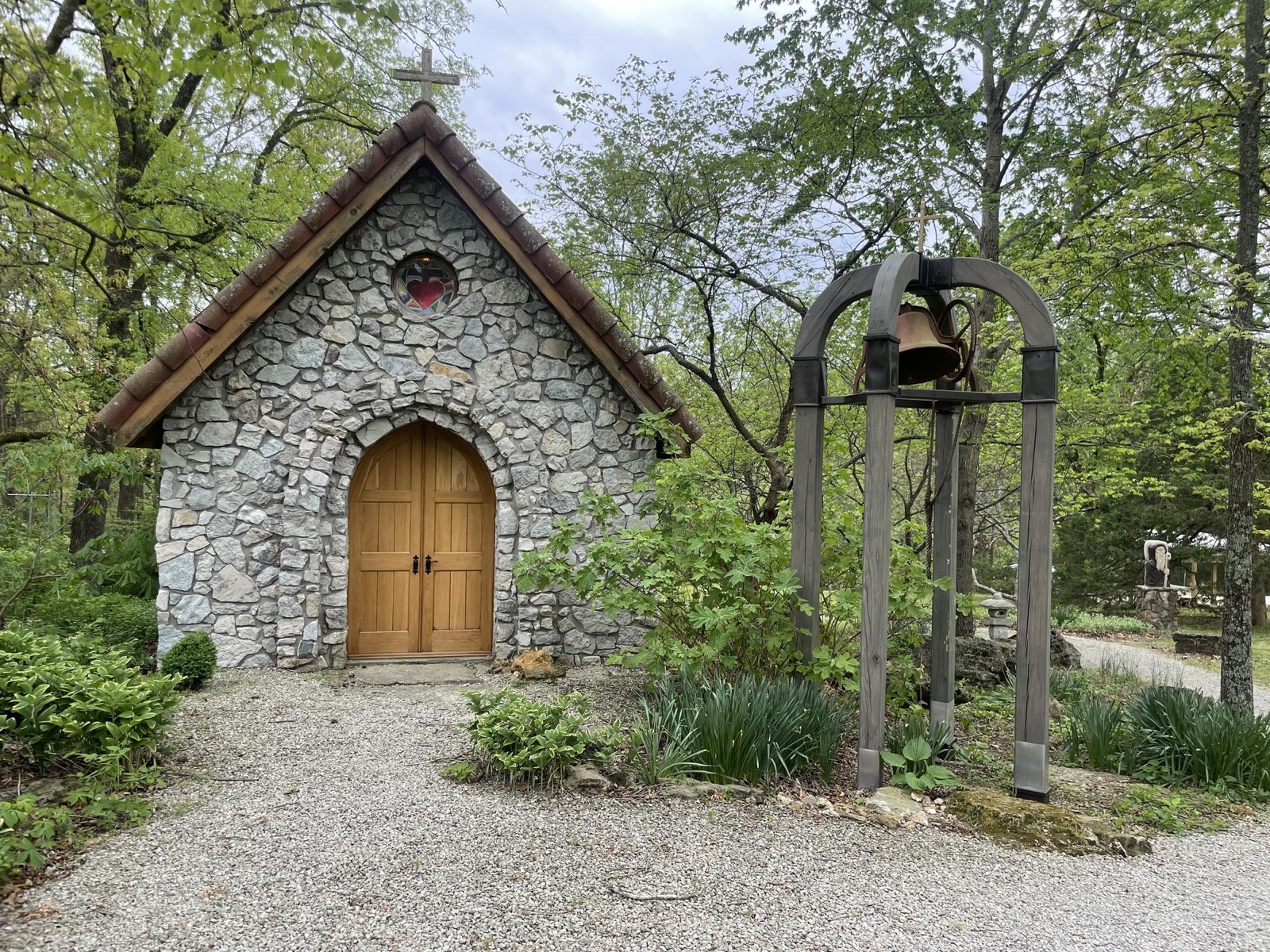 Last month, I visited Little Portion Hermitage in the Ozarks of Arkansas!